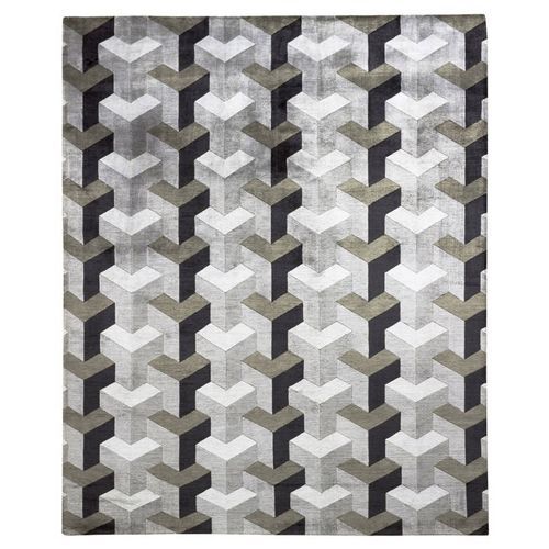 DESIGNERCARPETS koberce Verner Panton Vp Ypsilon Grey (vlna)