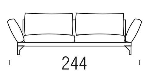 Beltá / Frajumar designové sedačky Asso 244cm